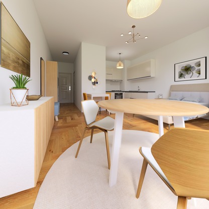 X-ops: Couch und Stehlampe laden zum Entspannen ein